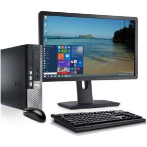 Dell Optiplex 9010 Desktop 3D GEN: Intel core i5-3570 3.4GHz Processor ,4GB RAM , 500GB Hard Disk TFT 22 INCHES