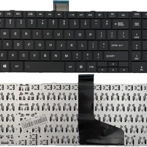 Laptop Replacement Keyboard for Toshiba Satellite C850 C855 C855D L850 L855 L855D L875D P850 P875 P855 New US Layout Black