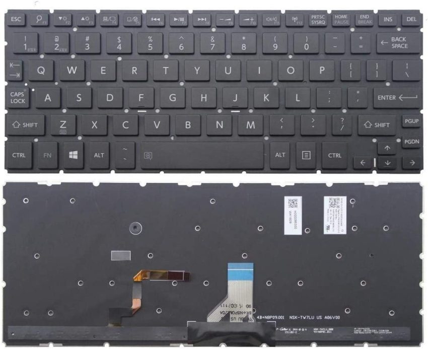 oshiba Satellite Radius P25W Backlit Keyboard Toshiba Satellite Radius P25W Backlit Keyboard - Image 2