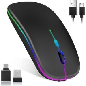 Wireless Rechargeable Mouse -Black
