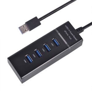 USB HUB 4 PORT USB HUB SPLITTER EXPANSION LAPTOP ADAPTER