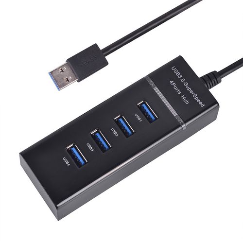 USB HUB 4 PORT USB HUB SPLITTER EXPANSION LAPTOP ADAPTER