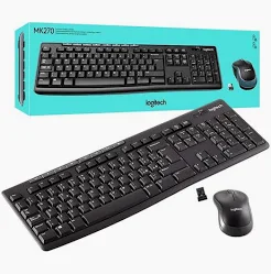Logitech MK270 Wireless Keyboard and Mouse Combo