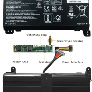 HP Omen 17-AN FM08 16 pin/12 pin Original Genuine Battery