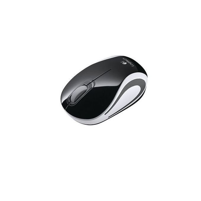 Logitech M187 - Wireless Mini Mouse - Black