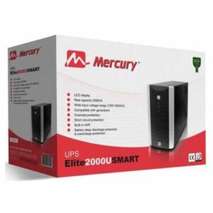 Mercury 2000VA, UPS ELITE 2000U Smart, Line Interactive UPS (1YR WRTY)