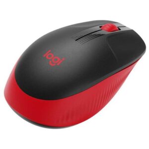 Logitech M190 Full Size Wireless Mouse - Red