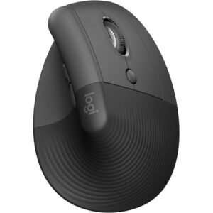 Logitech Lift Vertical Ergonomic Wireless and Bluetooth Mouse - Graphite - 910-006473