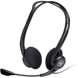 Logitech 960 USB Computer Headset - Black