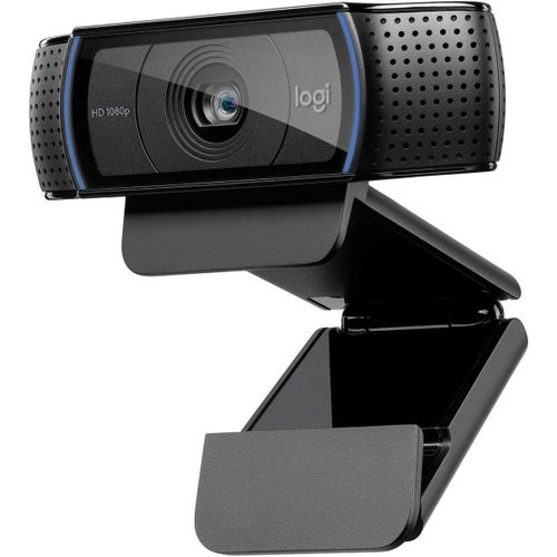 Logitech HD Pro Webcam C920, Widescreen Video Calling and Recording, 1080p Camera, Desktop or Laptop Webcam - 960-001055