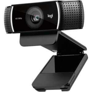 Logitech C922 Pro Stream Webcam, HD 1080p/30fps or HD 720p/60fps Hyperfast Streaming, Stereo Audio, HD light correction, Autofocus