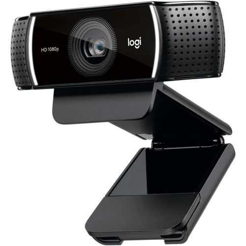 Logitech C922 Pro Stream Webcam, HD 1080p/30fps or HD 720p/60fps Hyperfast Streaming, Stereo Audio, HD light correction, Autofocus