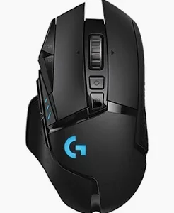 Logitech G502 Lightspeed Wireless Gaming Mouse with Hero 25K Sensor - Black