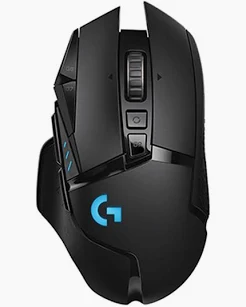 Logitech G502 Lightspeed Wireless Gaming Mouse with Hero 25K Sensor - Black